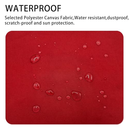 Gheeidau Canvas Repair Patch 9×11 Inch 3Pcs Waterproof Self-Adhesive Fabric Repair Patch for Tents,Boat Cover,Pop Up Canopy,Patio,Bags,Car Seats,Sofas,Furniture Cover(Red) - color: Red, size: 9"×11"×3PCS