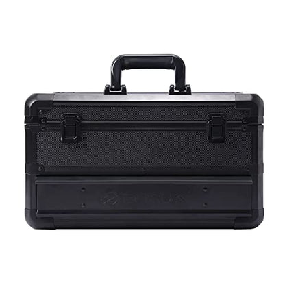 E ELIAUK Tool Box Hard Case Tool Organizer Storage Cabinet Carry Case,Toolbox with Drawers, Black - color: Black