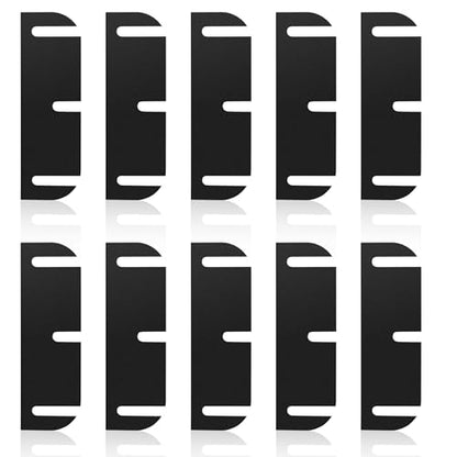 10 Pack Door Hinge Shims, 4 Inch Lenth 0.040 Inch Thickness Hardware for Door Hinge Repair Kit (3hole)