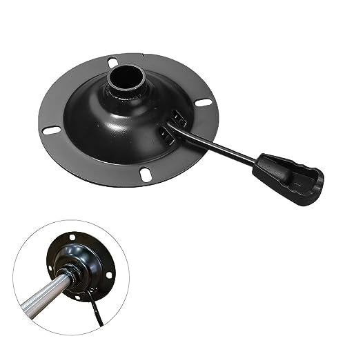 Office Chair Tilt Control Replacement Heavy Duty Swivel Seat Mechanism Base 5.5'' Mount Plate UP/Down Lift Lever Handle for Ergonomic Gaming Computer Chairs Bar Stool Repair Accessories
