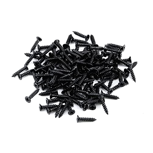 Antrader Folding Hinge, Cabinet Gate Closet Door Hinge 1-1/2'' Long Home Furniture Hardware with 96pcs Screws, Black, 24-Pack - color: Black, size: 1.5" x 0.94", 24pcs