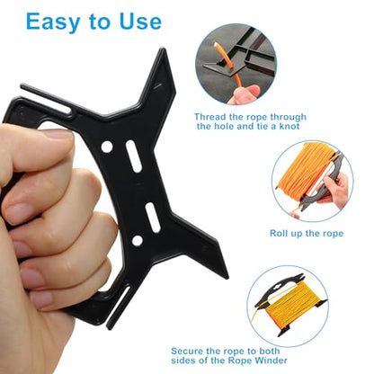 5Pcs Wind Up Cable Winder - Organizer for Charging Cables, String Lights, Fishing Reel & Kite Rope | Spooler Gadget for Fishing Enthusiasts