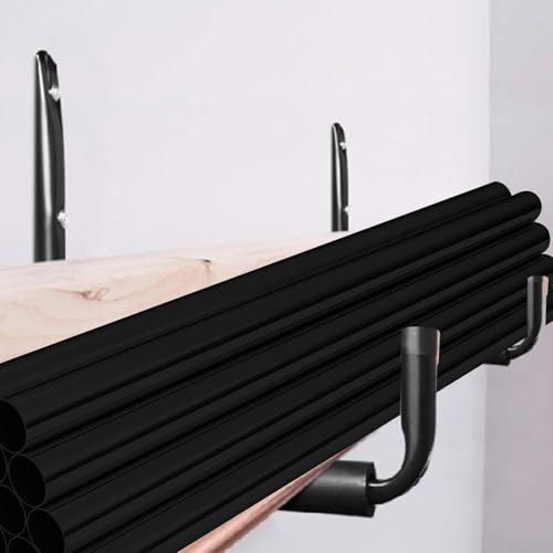 HOME MASTER HARDWARE Heavy Duty 15" Jumbo Garage Wall Hooks 4 Pack – 45 LB Kayak Storage Rack, Wall Mount for Canoe, Bicycle, Ladder & Large Gear - size: 15 in