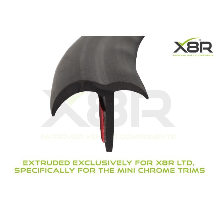 X8R Roof Weather Seal Seals Trim Repair Kit Compatible with Mini Soft Top Convertible Cooper R52 R57, Part # X8R0297