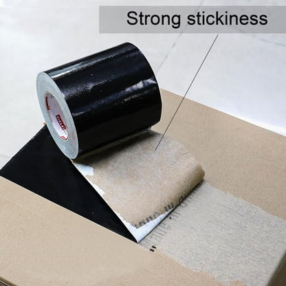 Wide Duct Tape, Industrial Grade 30Yards (90 ft) Wide Tape 8'' Duct, 9 Mil Heavy-Duty, Waterproof, Strong, Flexible, No Residue, for Crafts & Home Improvement (Black, 8'' x 90ft) - color: Black, size: 8'' x 90ft