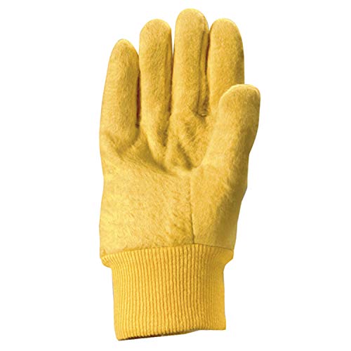 Wells Lamont Handy Andy Men's Yellow Chore Gloves with Rubber Lining, XX-Large (635XX) - size: XX-Large