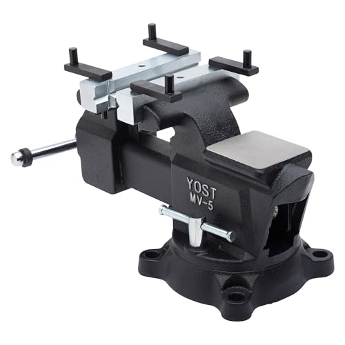 Yost Vises, 5in. Multi-Purpose Vise, Jaw Width 5 in, Jaw Capacity 2.9 in, Model# MV-5 - size: 5 Inch