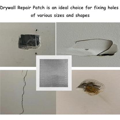 3 Pieces 7.87 Inch Drywall Repair Patch,Drywall Repair Patch Self Adhesive Drywall Patch and Fiberglass Repair Kit,Heavy Duty Dry Wall Hole Repair Patch for Drywall Plasterboard,Plaster Dent Repair