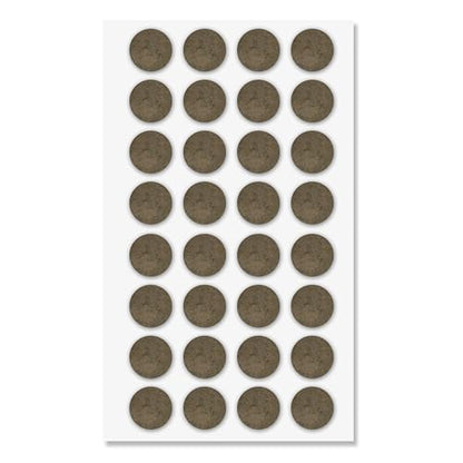 Furniture Felt Pads Brown 32 Pcs 1 inch Round Strong Self Adhesive Protectors for Hardwood Floors Laminate Flooring Furniture Feet Chair Legs Table Cabinet Couch Non Scratch Peel Stick Pad Set - size: 32 pcs. 1 in, Brown, Round