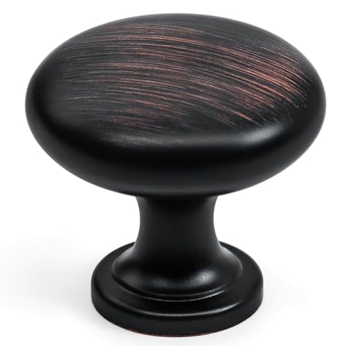 HESTIA HARDWARE 25 Pack | Oil Rubbed Bronze Round Cabinet Pulls and Knobs for Kitchen, Dresser and Drawer(Z5.25.O) - color: Oil Rubbed Bronze