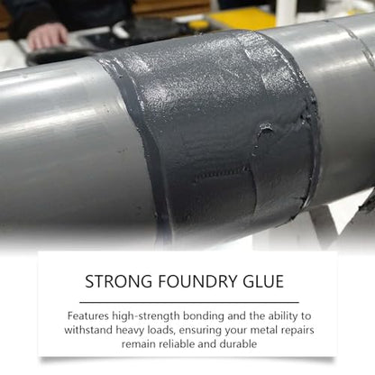 Strong Foundry Glue,Metal Repair Glue,Enhanced CastingGlue,high temperatureGlue for Metal,Enhanced CastingGlue Plastic Repair for Repairing All Surfaces (2pc) - color: 2pc