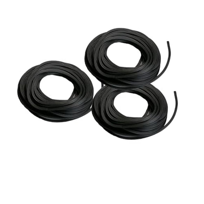 Window Screen Spline, (.125" x 40ft +.14" x 40ft +.16" x 40ft) 3 Sizes in 1 Kit - Screen Retainer Spline for Window Screen Replacement, Black, Tooltriz - size: .125" x 40ft +.14" x 40ft +.16" x 40ft