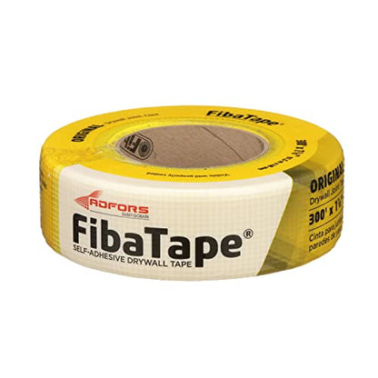 ADFORS Saint-Gobain FDW6429-U FibaTape Drywall Joint Tape, 1-7/8-Inch x 300-Feet, Yellow