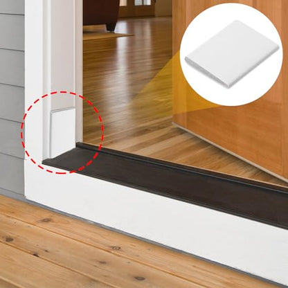 CoguZed 10-Pack Door Corner Seals, Exterior Door Jamb Weather Stripping, Wedge Draft Plugs, Foam Seals for Noise Isolation and Weather Protection