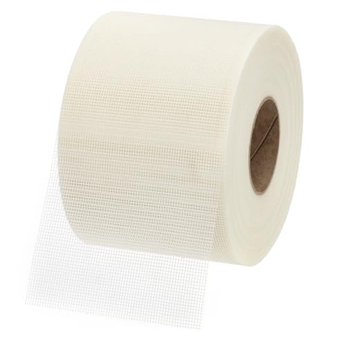 PATIKIL Drywall Repair Mesh Tape, 6 inch x 328 ft Fiberglass Repair Patch Self-Adhesive Dry Wall Joint Tape 12 Mesh Wall Hole Crack and Seam Patch, White - size: 6 inch x 328 Feet