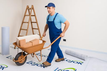 Temporary Floor Protection for Construction Projects, Floor Protection Film-Protects Hardwood, Tile, Carpet, Countertops, Bathtubs and More,Coverage of 325 SQFT (39.5''x100'-White) - size: 39.5''x100'-White