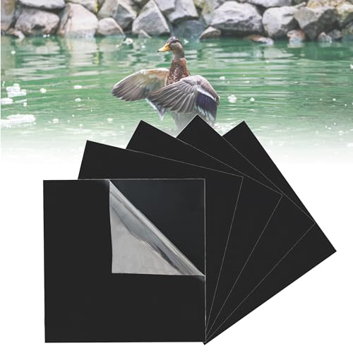 Pond Liner Seam Tape Single Sided, Waterproof Pond Repair Kit Butyl Rubber for EPDM PVC Outdoor Pond Liner Leak Repair Long-Lasting Easy to Apply - size: 8" X 8"