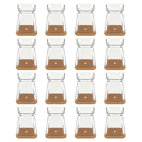 16-Piece Chair Leg Floor Protectors (0.75-1 Inch) - Felt Pads for Hardwood Floors, Reduce Noise and Prevent Scratches - size: fangM