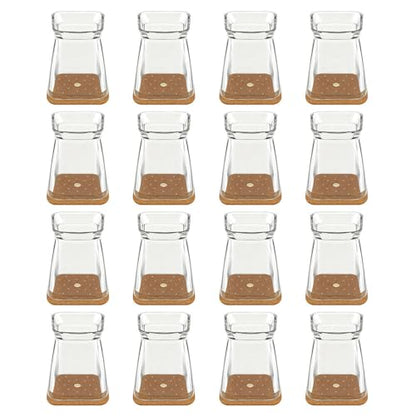 16-Piece Chair Leg Floor Protectors (0.75-1 Inch) - Felt Pads for Hardwood Floors, Reduce Noise and Prevent Scratches - size: fangM