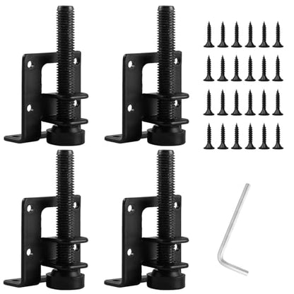 4 Pack Heavy Duty Furniture Leveling Feet, 2-inch Adjustable Height Leg Leveler, Adjustable Furniture Leveler with Screws, Allen Wrench for Cabinets, Furniture, Table Flawless Leveling - size: 2 inch