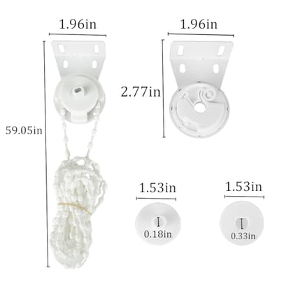 Roller Blind Shade Metal Core Clutch Bracket Cord Chain Repair kit 38mm