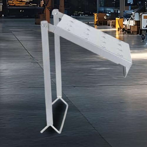 Ladder Tool Shelf - Adjustable Work, Steel Tray Panel, Foldable Storage Support, Multiuse Accessory Attachment | Convenient Organizer Enhancing Efficiency for Mechanics, Painters