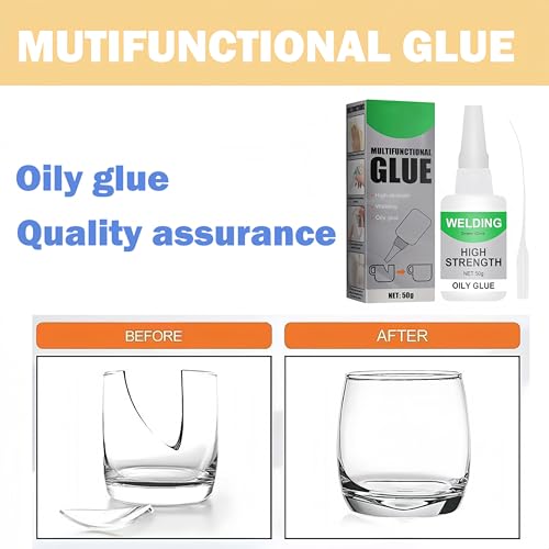 Magic Glue, Universal Super Glue Strong Bonding Magic Glues Multifunctional Magic Glues Oily Glue All Purpose Super Glues for Metal, Plastic, Wood, Ceramics (3 Pcs) - color: 3 Pcs