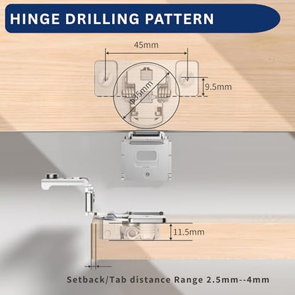 Burks Hinges 30 Pack 1 1/4'' Overlay Soft Close Hinges for Kitchen Cabinets - Stainless Steel, Anti-Rust, Self Closing Concealed Hinges, Installation Instruction and Screws Included - size: 1 1/4'' Overlay