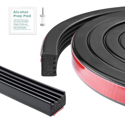 326A0004 Ribbed Bulkhead Seal Strip 3/5" X 65", Tonneau Cover Bulkhead/Service Kit/Self-Adhesive EPDM Foam Rubber Seal W/Tape/Ideal Weather Stripping - style: 1 Pc