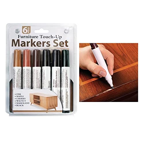 6-Pc Furniture Touch-Up Marker Set