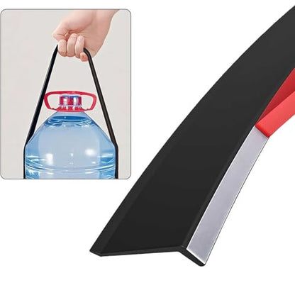 Door Rain Drip Edge Exterior Rubber Weather Stripping, Outdoor Self-Adhesive Window Rain Deflector, Weatherproof Sill Water Barrier Strip for Sliding Window Overhang & Sill - size: Width 4.5cm Length 2