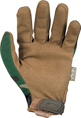 Mechanix Wear - Original Woodland Camo Tactical Gloves (Large, Camouflage) (MG-77-010) - color: Camouflage - Woodland Camo, size: Large