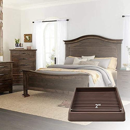 Yelanon Non Slip Furniture Pads,12 Pcs 2" Furniture Coasters - Anti-Skid Grippers,Rubber Furniture Pads Non Slip,Anti-Slide Floor Protectors - Couch stoppers to Prevent Sliding(Brown) - color: 12pcs2"square Brown