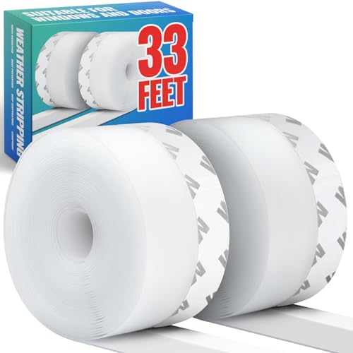 33 Feet Weather Stripping Door Seal - Door Draft Stopper, Suitable for Doors and Windows