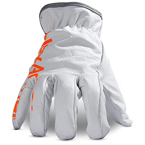 HexArmor | Traditional Style | Leather | Cut And Heat Resistant | Work Gloves | Chrome SLT ® Series 4066 - size: Large (Pack of 1)