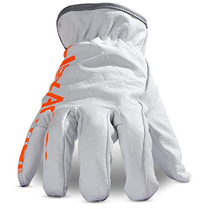 HexArmor | Traditional Style | Leather | Cut And Heat Resistant | Work Gloves | Chrome SLT ® Series 4066 - size: Large (Pack of 1)