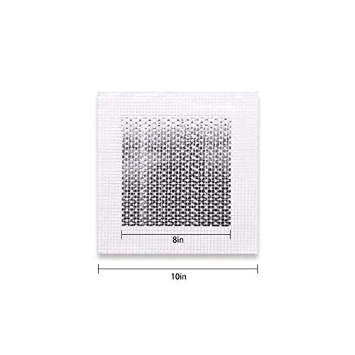 4 Pack 8 Inch Drywall Repair Patch, Aluminum Wall Repair Patch Self Adhesive Fiber Mesh Over Galvanized Plate,Screen Patch Repair for Drywall Plasterboard (8 Inch) - color: 4pc 8inch