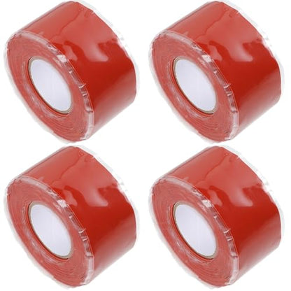 Cabilock 4pcs Seal Tape Duct Tape for Home Repair High-Pressure Self-Adhesive Waterproofing for Pipes and Faucets