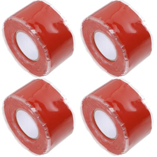 Cabilock 4pcs Seal Tape Duct Tape for Home Repair High-Pressure Self-Adhesive Waterproofing for Pipes and Faucets