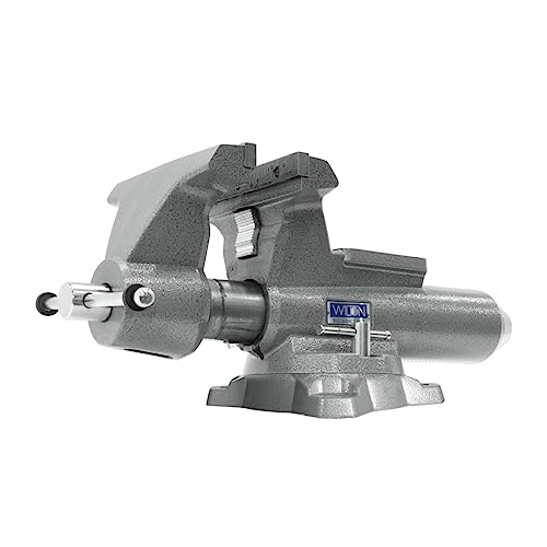 Wilton Mechanics Pro Bench Vise, 10" Jaw(Width-12", Opening-5-1/4") Throat (Model 8100M), gray - size: 10 in.