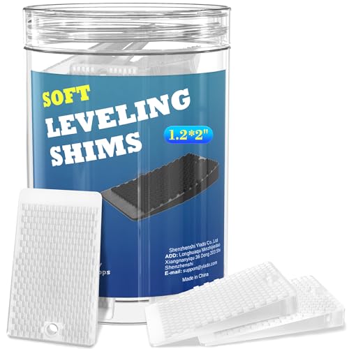 Furniture Levelers, 32 Pieces Jar 2”, Clear Table Shim Premium Restaurant Leg Wedges, Home Improvement DIY Levelers - Rubber Type Texture, Firm, Non-Slip, Doors, Sofa and More - size: Clear