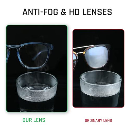 TOREGE Clear Safety Glasses, Stylish Safety Goggles Eye Protection Glass With Anti-Fog And Anti-Blue Light Lens, Upgrade Gradient Lab Goggles Eyewear For Men Women (Gradient Deep Purple Blue) - color: Gradient Deep Purple Blue