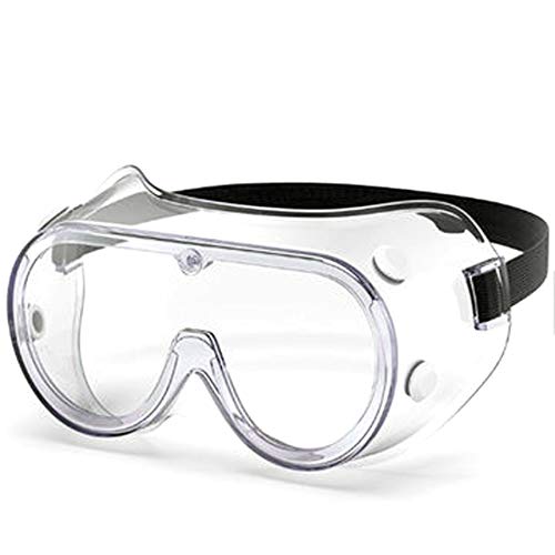 EyePRO Safety Glasses & Goggles Set, Clear Anti-Fog Lens, UV400 Protection, ANSI Z87.1 Certified, Adjustable, 6/12 Pack - style: Clear Lens 6 Pack Safety Goggle