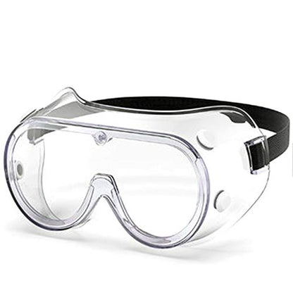 EyePRO Safety Glasses & Goggles Set, Clear Anti-Fog Lens, UV400 Protection, ANSI Z87.1 Certified, Adjustable, 6/12 Pack - style: Clear Lens 6 Pack Safety Goggle