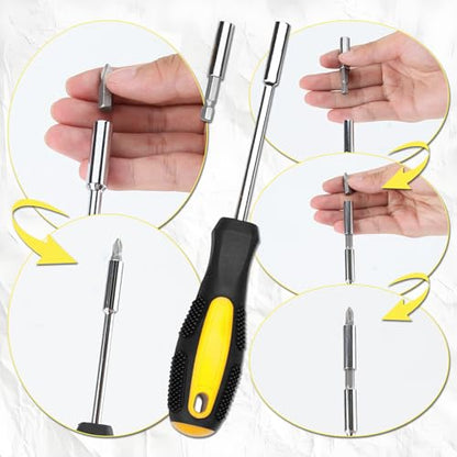 CARTMAN 39-Piece Home Tool Set Kit, Essential Household Hand Tools with Plastic Storage Case, Yellow - color: Yellow