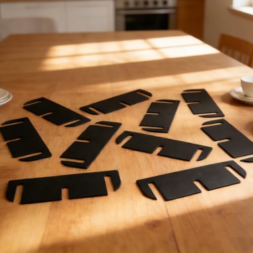 10 Pcs Door Hinge Shims,3.5 Inch Doors Hinge Shims Hinge Spacer for Repair Kit,Filling Gaps Align Prevents Air Leakage Sticking or Misaligned Doors,Can Be Trimmed,0.06 Inch Thick