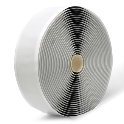 LLPT Butyl Tape Black 2 Inch x 33 Feet 5mm Thickness Water Tight Seal for Leak Proof EPDM RV Repair Window Glass Boat Sealing Roof Pipe Patching(BST5110) - color: Black, size: 2" x 33 Ft