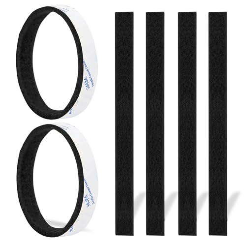 Felt Strips 20Pieces Pack 1/2x 6 Inches Self Adhesive Black Furniture Felt Strips Anti Scratch Heavy Duty 3mm Floor Protector for Rocking Chair for Hardwood Floor - size: 20 Strips 1/2x6 inch