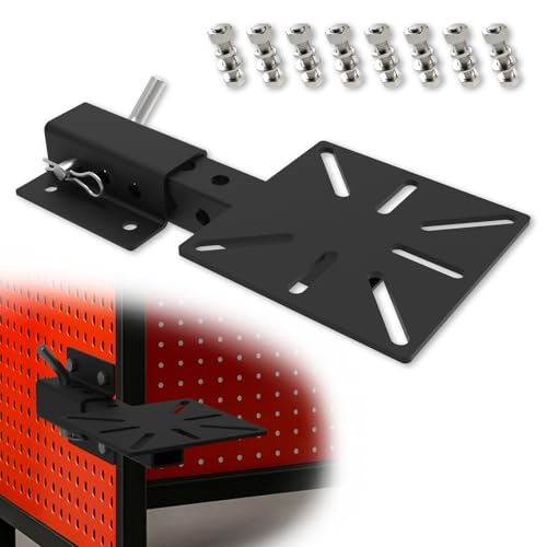 Hitch Vise Mount, Heavy-Duty Bench Grinder Stand & Trailer Hitch Vise Plate for 2-Inch Receiver, Adjustable Vise Stand for Winch Mount, Pipe Vise – Durable Hitch Accessories for Workbench & Mobile Use