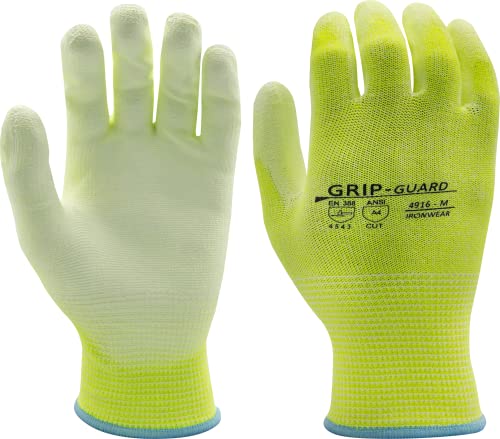 Ironwear 4916 Cut Resistant Gloves ANSI Level A4 with Grip Guard | High Dexterity and Flexibility | Pair - size: XX-Large